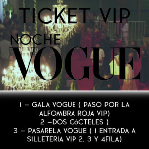 Ticket VIP 3 momentos